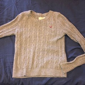 Grey Hollister Sweater